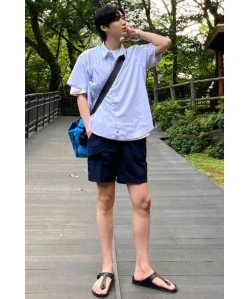 MUSINSA STANDARD（ムシンサスタンダード）の「ユーティリティショーツ [ネイビー]（その他パンツ・メンズ・その他・28/36/34/32/30/31/33/29）」の4枚目の写真