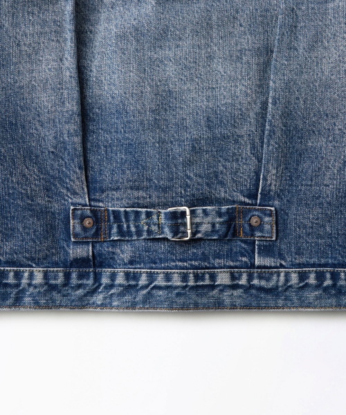 OUTSTANDING（アウトスタンディング）の「SELVEDGE DENIM 1ST JACKET_L.BLUE（デニムジャケット・メンズ・その他・SMALL/MEDIUM/LARGE）」の7枚目の写真
