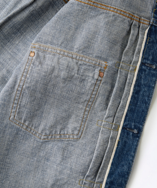 OUTSTANDING（アウトスタンディング）の「SELVEDGE DENIM 1ST JACKET_L.BLUE（デニムジャケット・メンズ・その他・SMALL/MEDIUM/LARGE）」の8枚目の写真