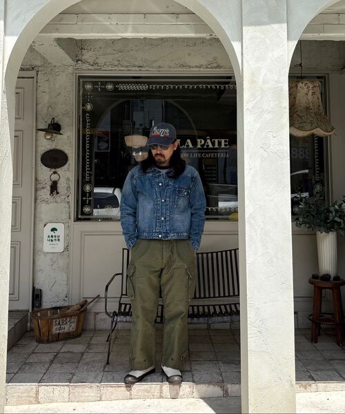 OUTSTANDING（アウトスタンディング）の「SELVEDGE DENIM 1ST JACKET_L.BLUE（デニムジャケット・メンズ・その他・SMALL/MEDIUM/LARGE）」の10枚目の写真