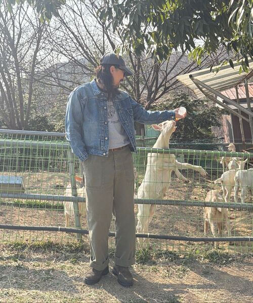 OUTSTANDING（アウトスタンディング）の「SELVEDGE DENIM 1ST JACKET_L.BLUE（デニムジャケット・メンズ・その他・SMALL/MEDIUM/LARGE）」の16枚目の写真