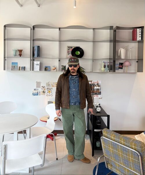 OUTSTANDING（アウトスタンディング）の「SELVEDGE DENIM 1ST JACKET_L.BLUE（デニムジャケット・メンズ・その他・SMALL/MEDIUM/LARGE）」の17枚目の写真