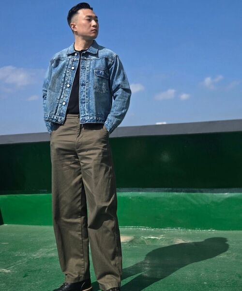 OUTSTANDING（アウトスタンディング）の「SELVEDGE DENIM 1ST JACKET_L.BLUE（デニムジャケット・メンズ・その他・SMALL/MEDIUM/LARGE）」の20枚目の写真