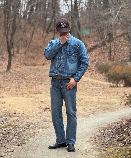 OUTSTANDING（アウトスタンディング）の「SELVEDGE DENIM 1ST JACKET_L.BLUE（デニムジャケット・メンズ・その他・SMALL/MEDIUM/LARGE）」の21枚目の写真