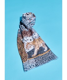 NOMBRE IMPAIR（ノンブルアンペール）の「【BRIGHT STAR】 アニマルフラワーストール（ストール/ショール）」