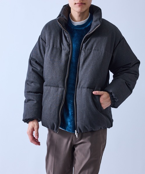  j.n.r.d（ジェー・エヌ・アール・ディー）の「ウールライク中綿ブルゾン（ブルゾン・メンズ・グレー/ブラック/ベージュ・L/LL/M/S）」の19枚目の写真