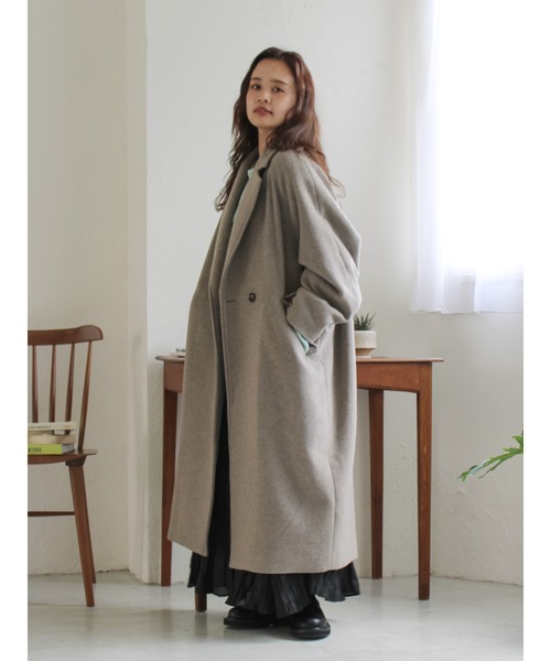 Ungrid（アングリッド）の「ルーズシルエットチェスターコート（チェスターコート・レディース・ヘザーグレー/ブラック/その他1・SMALL/MEDIUM）」の16枚目の写真