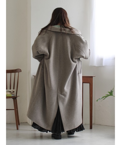 Ungrid（アングリッド）の「ルーズシルエットチェスターコート（チェスターコート・レディース・ヘザーグレー/ブラック/その他1・SMALL/MEDIUM）」の17枚目の写真