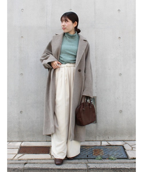 Ungrid（アングリッド）の「ルーズシルエットチェスターコート（チェスターコート・レディース・ヘザーグレー/ブラック/その他1・SMALL/MEDIUM）」の22枚目の写真