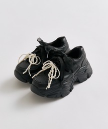 OLIVE des OLIVE | パールリボンチャーム付きスニーカー(スニーカー)