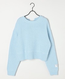 niko and... | 【WILLIAM B.ELIOTT】バックリボンニットプルオーバー(ニット/セーター)