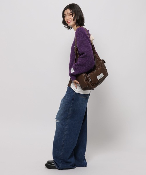 niko and...(ニコアンド)の「【WILLIAM B.ELIOTT】バックリボンニットプルオーバー(ニット/セーター・レディース・パープル/ライトブルー・LARGE/MEDIUM)」の13枚目の写真