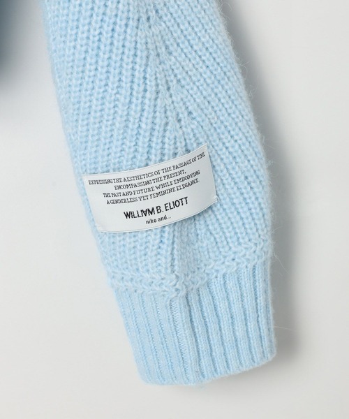niko and...(ニコアンド)の「【WILLIAM B.ELIOTT】バックリボンニットプルオーバー(ニット/セーター・レディース・パープル/ライトブルー・LARGE/MEDIUM)」の20枚目の写真