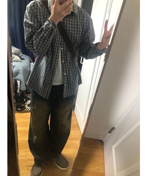DIMITRI BLACK(ディミトリブラック)の「ASI エッセンシャル ワンタック ワイドデニムパンツ_イエローワッシング(デニムパンツ・レディース・その他・SMALL/MEDIUM/LARGE/X-LARGE)」の15枚目の写真
