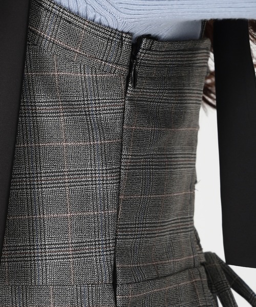 31 Sons de mode（トランテアン　ソン　ドゥ　モード）の「2025秋冬新作 肩リボンジャンスカ（ジャンパースカート・レディース・ブラウン/グレー系/ブラック/ブラウン系・S/M）」の13枚目の写真