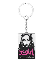 X-girl | FACE POSTER KEY CHARM(キーホルダー)