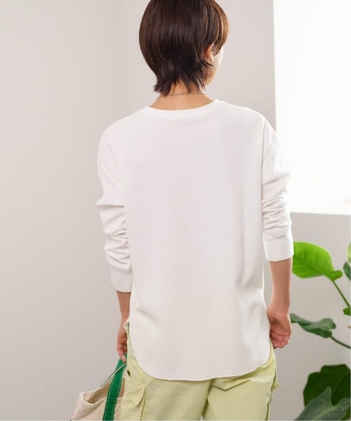 JOURNAL STANDARD relume（ジャーナルスタンダード　レリューム）の「《追加2》TCワッフルロングスリーブTシャツ（Tシャツ/カットソー・レディース・ホワイト/ブラック/ストーン/チョコ・FREE）」の21枚目の写真