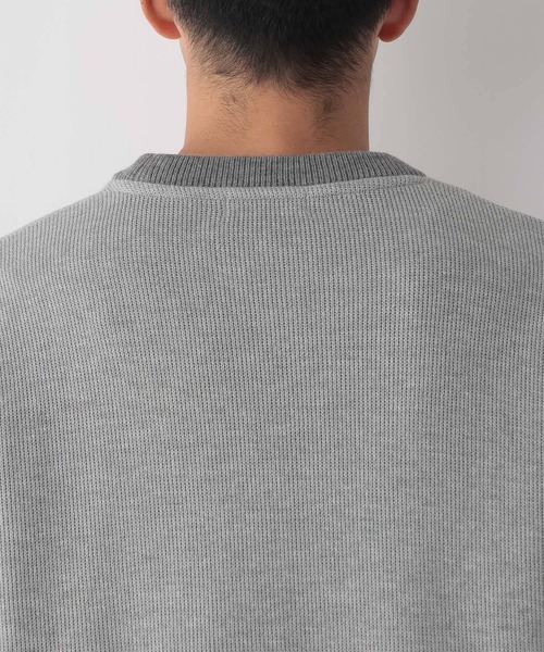 FOUND GOOD（ファウンドグッド）の「ワッフルプルオーバー（その他トップス・メンズ・ブラウン系/グレー系5/ネイビー/レッド系8・L/M/S/XL）」の14枚目の写真