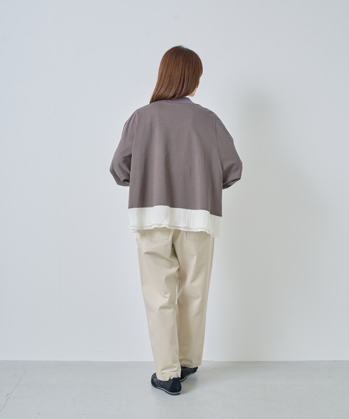 Kelen(ケレン)の「「KELEN / ケレン」カーブラインチノパンツ(チノパンツ・レディース・ブラック/ライトベージュ/ベージュ・S/M)」の14枚目の写真