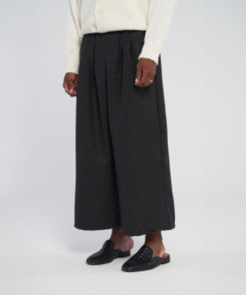 TENER(テネル)の「TR ST Wide Skirt Pants_Black(その他パンツ・メンズ・その他・F)」の1枚目の写真