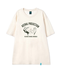 [アストラルハンズ]コットンルーズフィット半袖Tシャツ_バターミルク