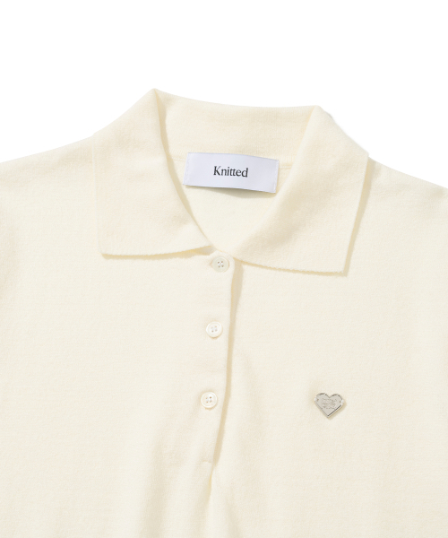 KNITTED（ニッティド）の「(W) ベーシックエッセンシャルウォッシャブルカラー ニット IVORY（ニット/セーター・レディース・その他・FREE）」の2枚目の写真