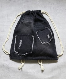 ８(eight)（エイト）の「デニムナップサック（エコバッグ/サブバッグ）」