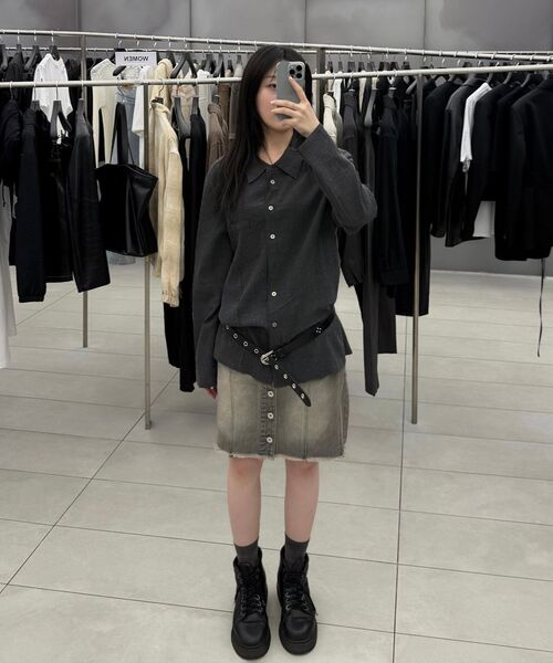INSILENCE WOMEN(インサイレンスウーマン)の「ディバイドデニムスカートブルー(スカート・レディース・その他・SMALL/MEDIUM/LARGE)」の8枚目の写真