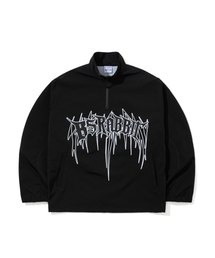 BSRABBIT（ビエスラビット）の「デス ロゴ 3レイヤー アノラックジャケット ブラック（マウンテンパーカー）」