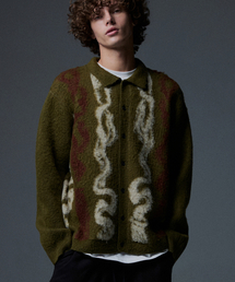 NOT4NERD(�m�b�g�t�H�[�i�[�h)��Candle Smoke Mohair Cardigan - Khaki(�J�[�f�B�K��/�{����)