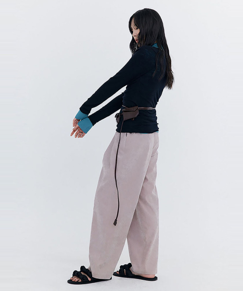 WNDERKAMMER(ブンダーカンマー)の「ウールドレープTシャツ_ネイビー(Tシャツ/カットソー・レディース・その他・SMALL/MEDIUM)」の8枚目の写真