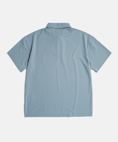 ESPIONAGE（エスピオナジ）の「オーバーピケポロシャツ パウダーブルー（ポロシャツ・レディース・その他・MEDIUM/LARGE/X-LARGE）」の2枚目の写真