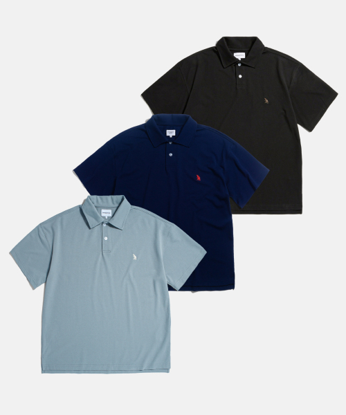 ESPIONAGE（エスピオナジ）の「オーバーピケポロシャツ パウダーブルー（ポロシャツ・レディース・その他・MEDIUM/LARGE/X-LARGE）」の3枚目の写真