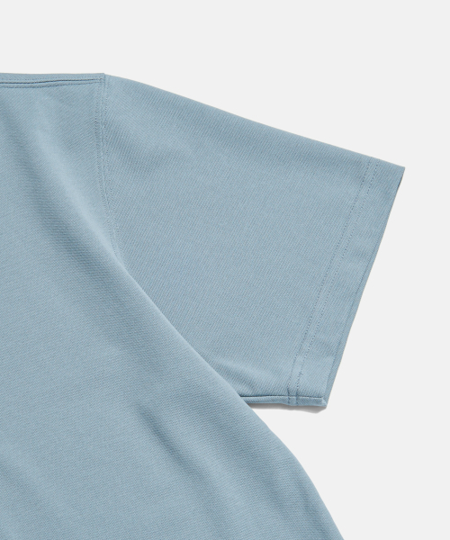 ESPIONAGE（エスピオナジ）の「オーバーピケポロシャツ パウダーブルー（ポロシャツ・レディース・その他・MEDIUM/LARGE/X-LARGE）」の6枚目の写真