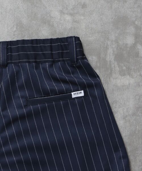 FFEIN（フェイン）の「【FFEIN（フェイン）】ストライプワイドタックパンツ / スラックス パンツ ドローストリング ストライプ 起毛  タック（その他パンツ・メンズ・ブルーグレー/ブラック/ネイビー/グレー・LARGE/MEDIUM/SMALL）」の9枚目の写真