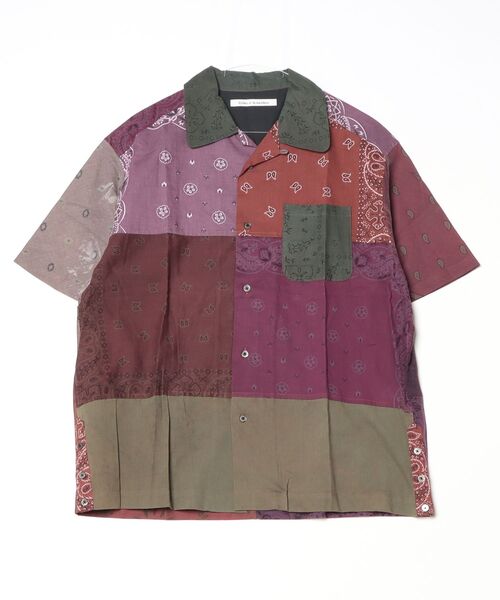 Children of the discordance（チルドレン オブ ザ ディスコ-ダンス）の「Children of the discordance / BANDANA PATCH WORK SS SHIRT / COTDSH-104（シャツ/ブラウス・メンズ・その他2/その他/レッド/その他1/その他3・3/1/2）」の4枚目の写真