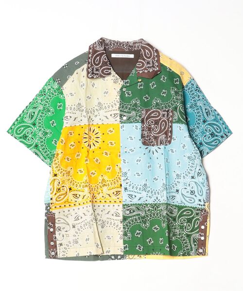 Children of the discordance（チルドレン オブ ザ ディスコ-ダンス）の「Children of the discordance / BANDANA PATCH WORK SS SHIRT / COTDSH-104（シャツ/ブラウス・メンズ・その他2/その他/レッド/その他1/その他3・3/1/2）」の5枚目の写真