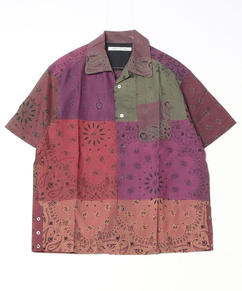 Children of the discordance（チルドレン オブ ザ ディスコ-ダンス）の「Children of the discordance / BANDANA PATCH WORK SS SHIRT / COTDSH-104（シャツ/ブラウス・メンズ・その他2/その他/レッド/その他1/その他3・3/1/2）」の3枚目の写真