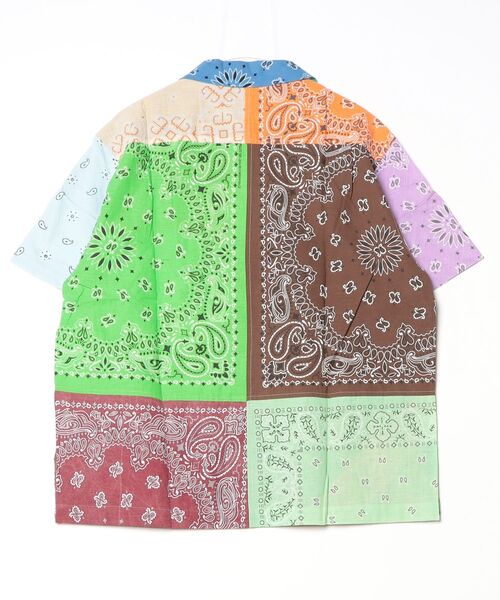 Children of the discordance（チルドレン オブ ザ ディスコ-ダンス）の「Children of the discordance / BANDANA PATCH WORK SS SHIRT / COTDSH-104（シャツ/ブラウス・メンズ・その他2/その他/レッド/その他1/その他3・3/1/2）」の6枚目の写真