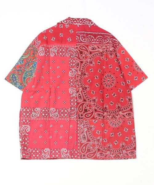 Children of the discordance（チルドレン オブ ザ ディスコ-ダンス）の「Children of the discordance / BANDANA PATCH WORK SS SHIRT / COTDSH-104（シャツ/ブラウス・メンズ・その他2/その他/レッド/その他1/その他3・3/1/2）」の9枚目の写真