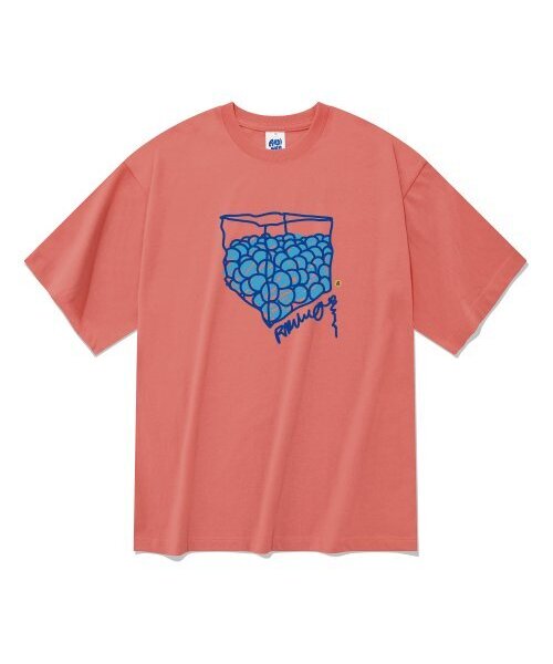 RADINEO(ラディネオ)の「20番手ボールプール半袖Tシャツヴィンテージレッド(Tシャツ/カットソー・メンズ・その他・LARGE/MEDIUM/X-LARGE)」の1枚目の写真