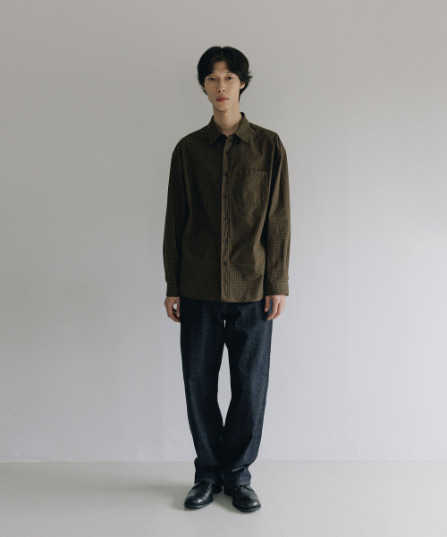 BLANKROOM(ブランクルーム)の「チェックシャツ_アンティークブラウン(シャツ/ブラウス・メンズ・その他・4/2/3/1)」の2枚目の写真