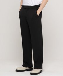 CHAMBROS（チャンブロス）の「ヒドゥンバンディングセミワイドリンクルフリースラックス[ブラック]（スラックス）」