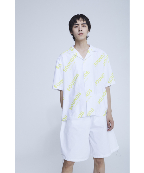 BMUETTE(ビムウィエ)の「ロゴ半袖シャツ(シャツ/ブラウス・メンズ・ホワイト・SMALL)」の1枚目の写真