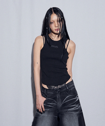 Double BLR Logo Sleeveless Black