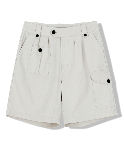 GARDEN EXPRESS(ガーデンエクスプレス)の「POCKET CARGO SHORTS (ecru)(その他パンツ・メンズ・その他・LARGE/MEDIUM)」の1枚目の写真