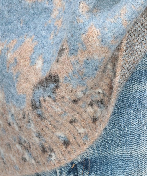 SAKAZEN(サカゼン)の「Cathy's Closet (キャシーズ クロセット) アブストラクト(抽象)柄 クルーネック ニット 52706005(ニット/セーター・メンズ・ベージュ/アイボリー/ブラック/ワイン・M/L)」の16枚目の写真