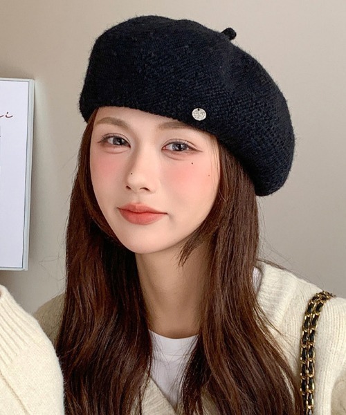 セール】レディース ベレー帽 秋冬 飾り（ハンチング/ベレー帽