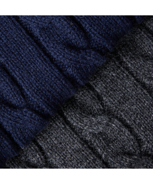 HAZZYS（ ヘジス）の「[HIS]ネイビーストライプケーブルセーター（ニット/セーター・メンズ・その他・SMALL/MEDIUM/LARGE）」の7枚目の写真