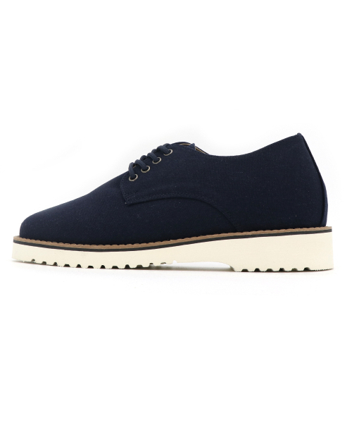 SUPENER(シュペナー)の「Viper Ma/Linen Derby Navy(ドレスシューズ・メンズ・ネイビー・25cm/25.5cm/26cm/26.5cm/27cm/27.5cm/28cm)」の1枚目の写真